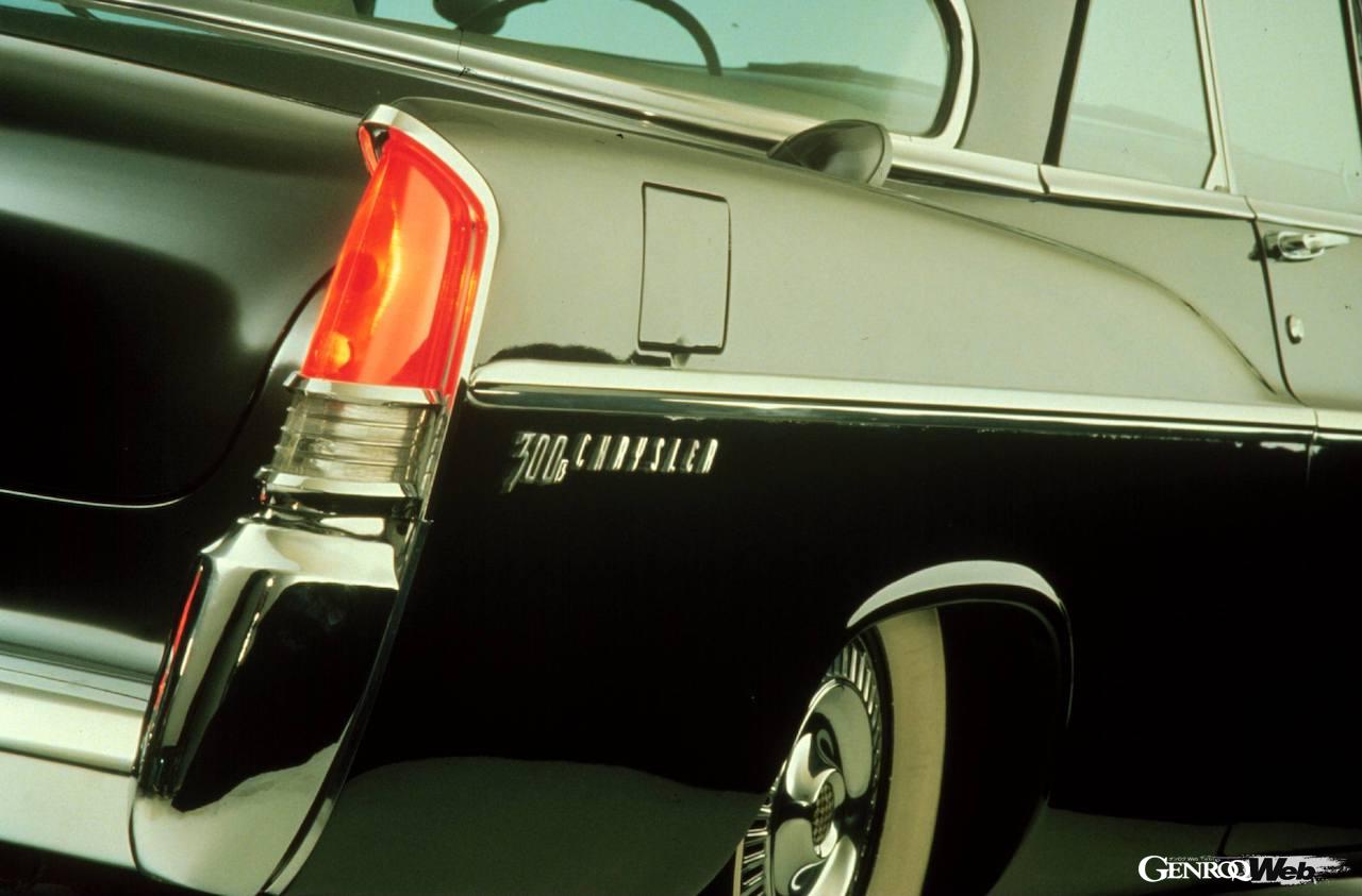 1956年製クライスラー300B。リヤセクション
