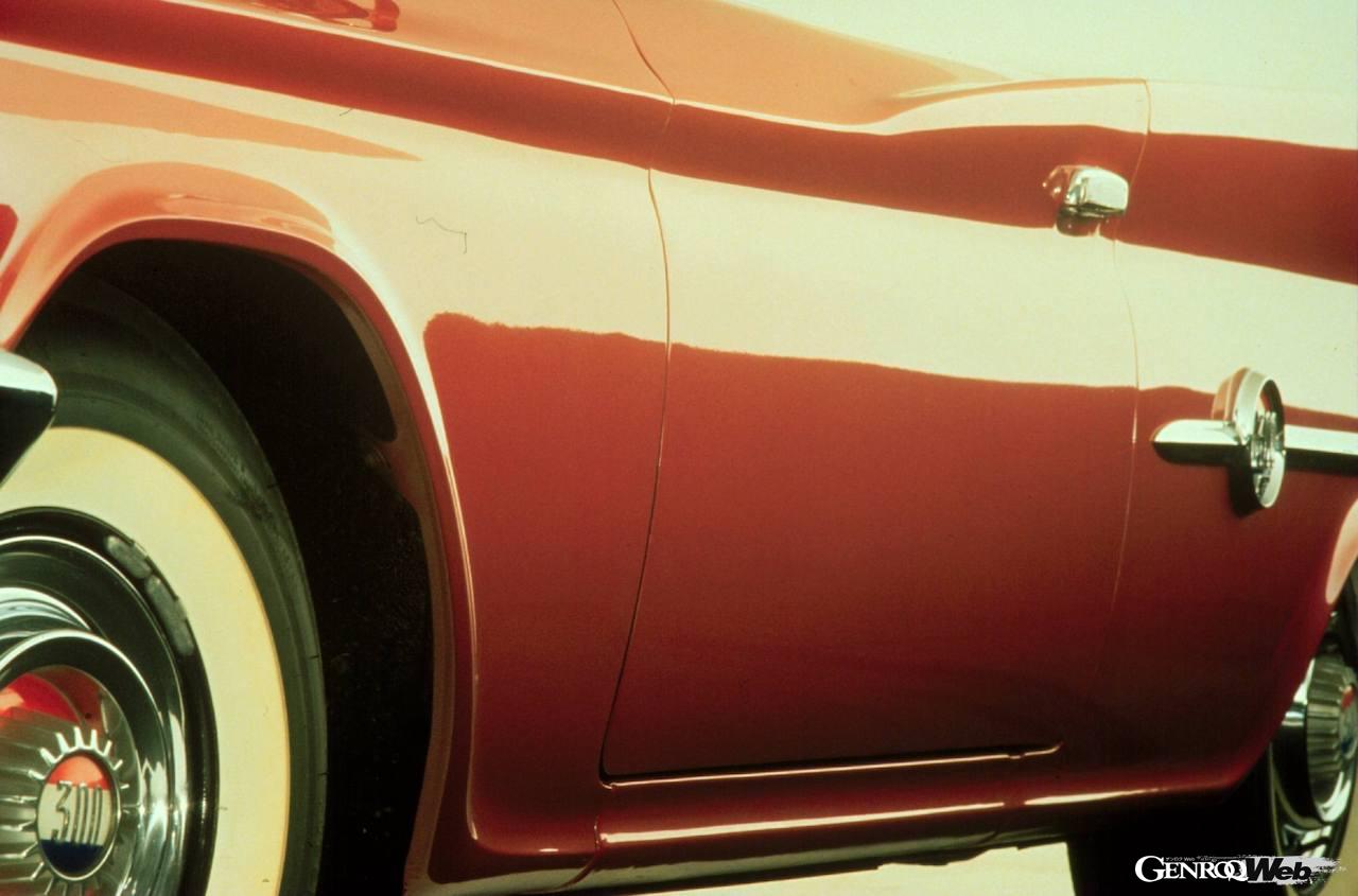 1960年製クライスラー 300F。ボディサイド