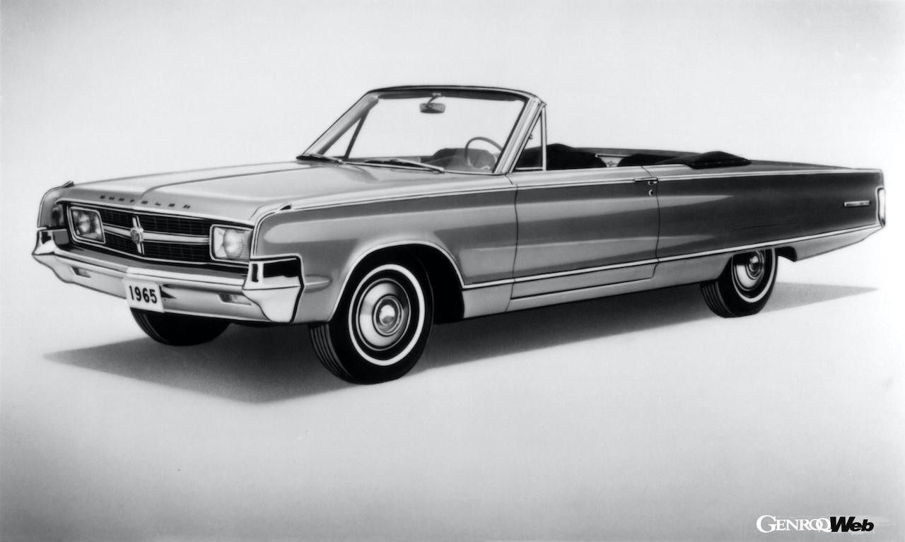 1965年製クライスラー 300L コンバーチブル。フロントビュー