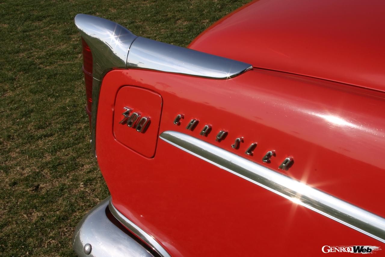 1955年製クライスラー 300 スポーツ クーペ。ディテール