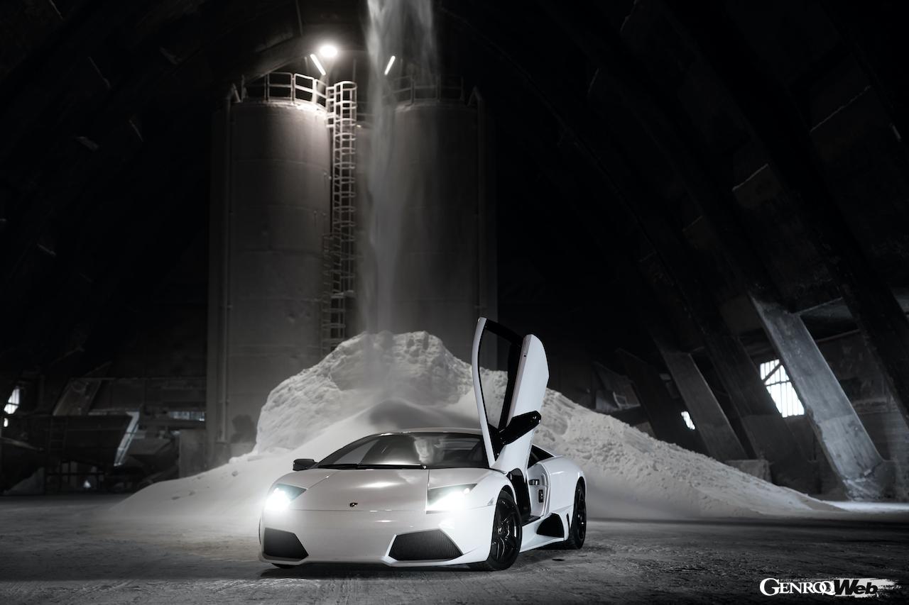 ランボルギーニ ムルシエラゴのフロントビュー