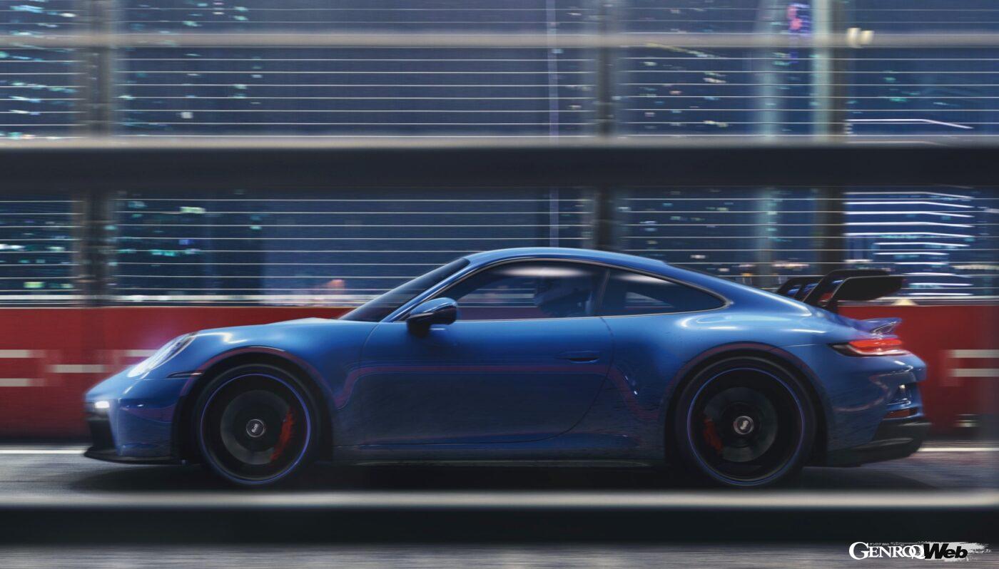 ポルシェ 911 GT3のサイドビュー