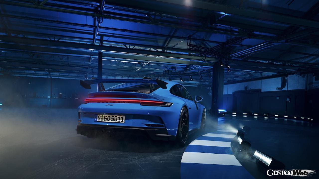 ポルシェ 911 GT3のリヤビュー