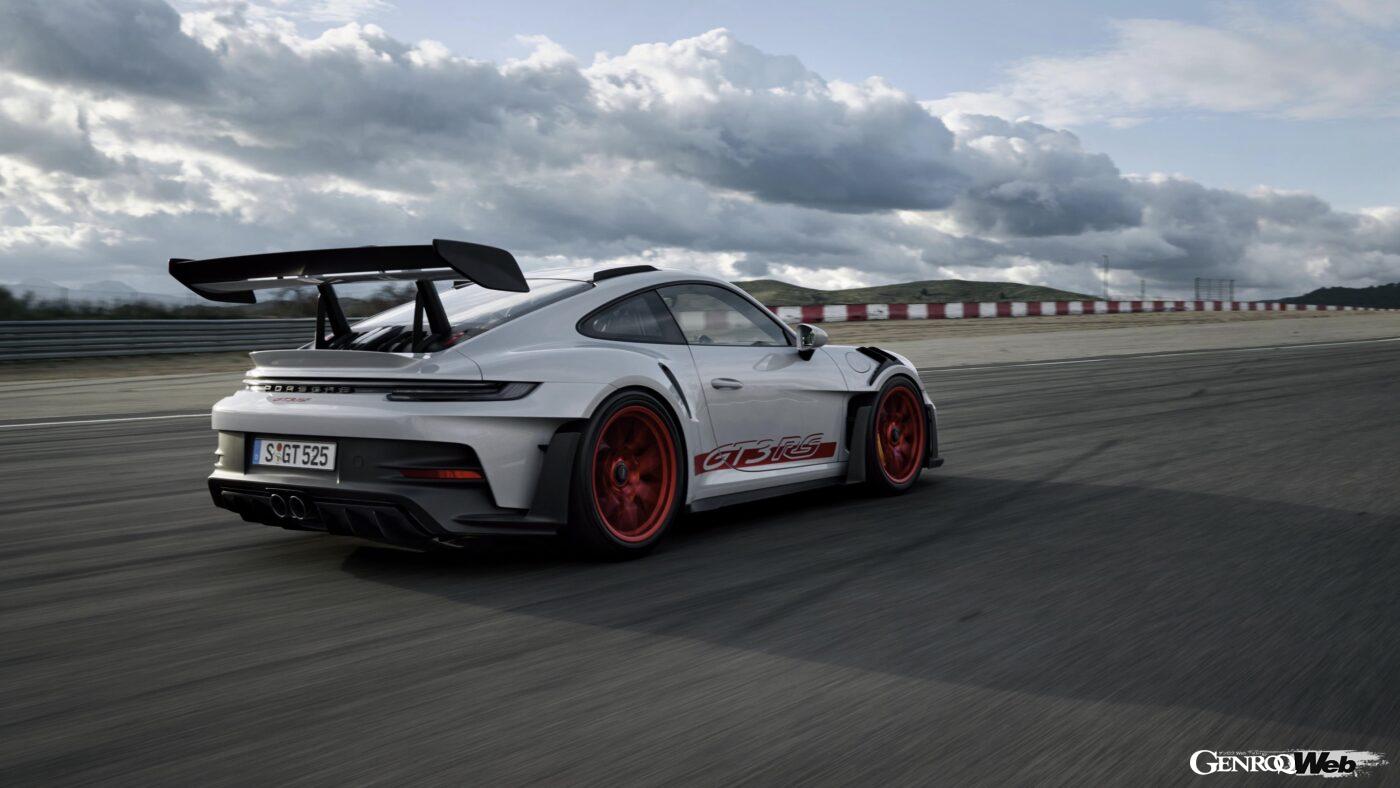 ポルシェ 911 GT3 RSのリヤビュー
