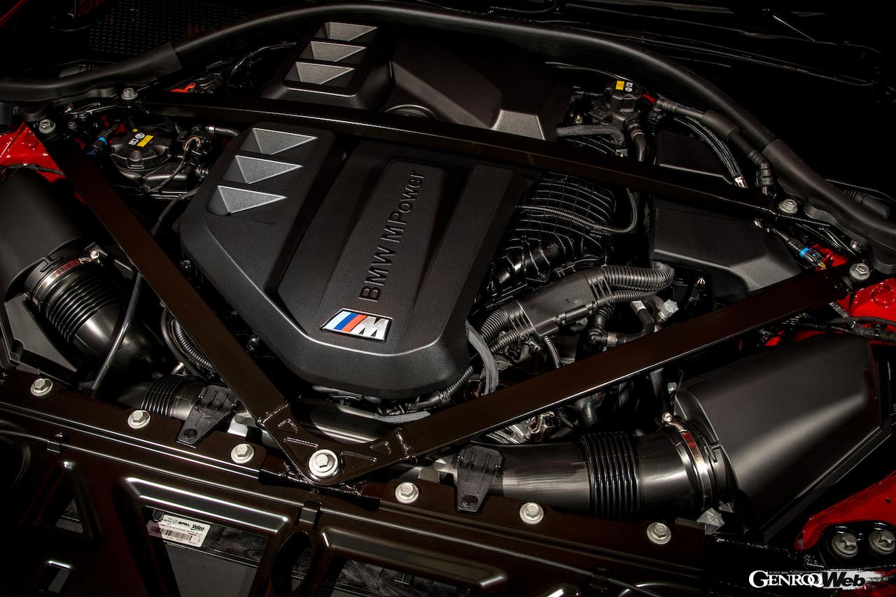 2代目に進化した、新型BMW M2の3.0リッター直6ツインターボ。
