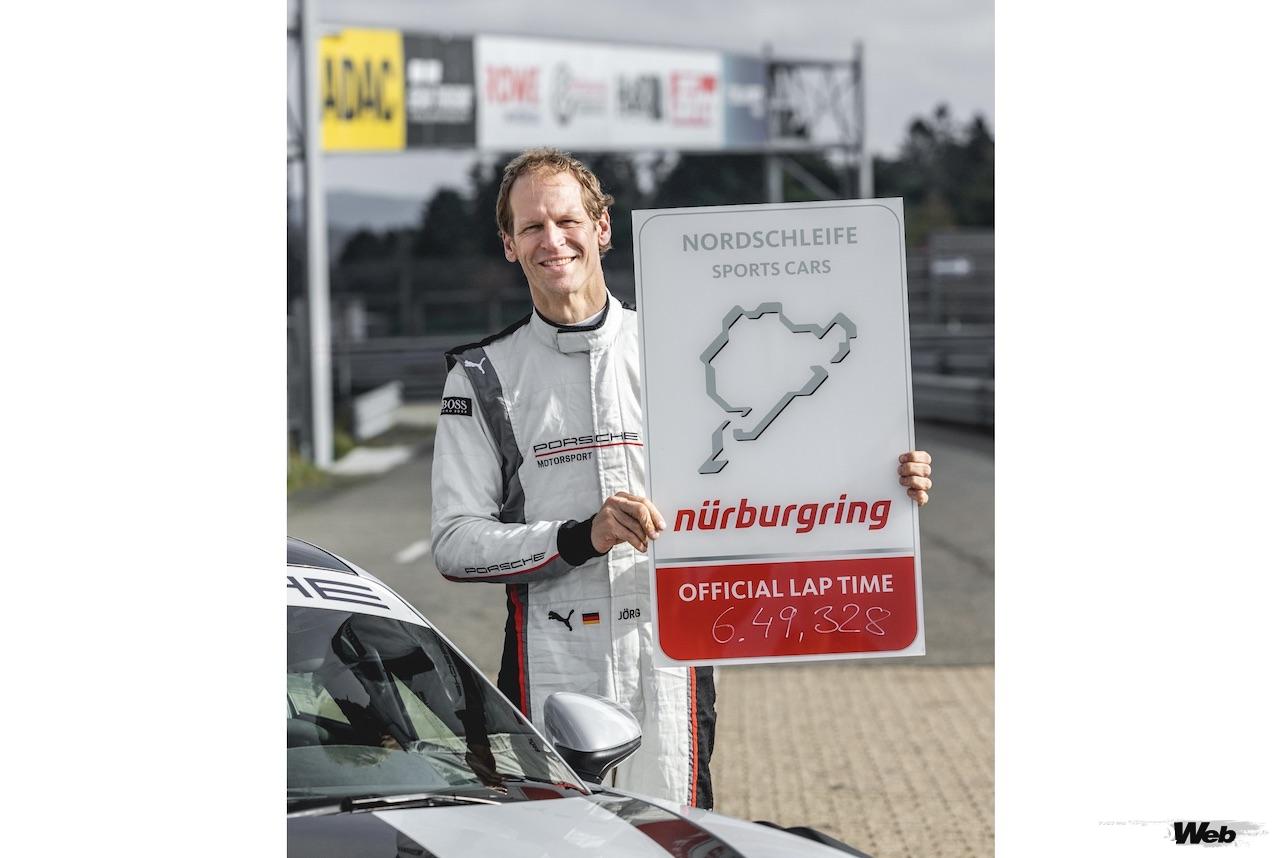 ニュルブルクリンク・ノルドシュライフェのアタックを担当した、ヨルグ・ベルグマイスター。