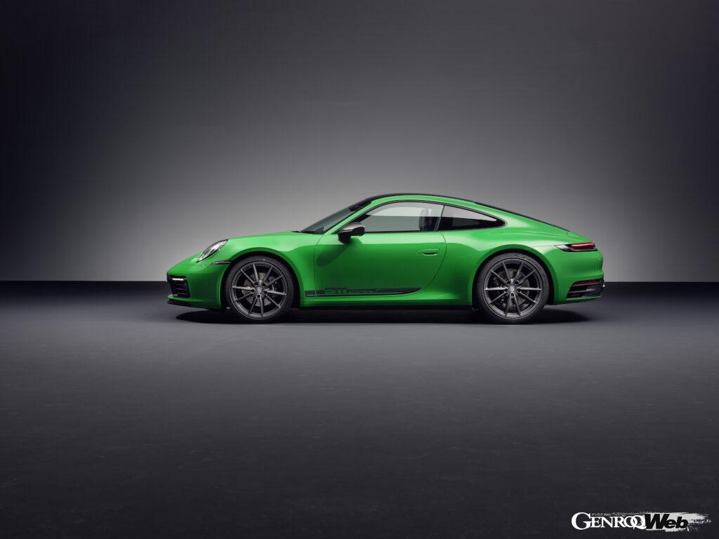 シリーズ随一のライトウエイト仕様「ポルシェ 911カレラT」のエクステリア。