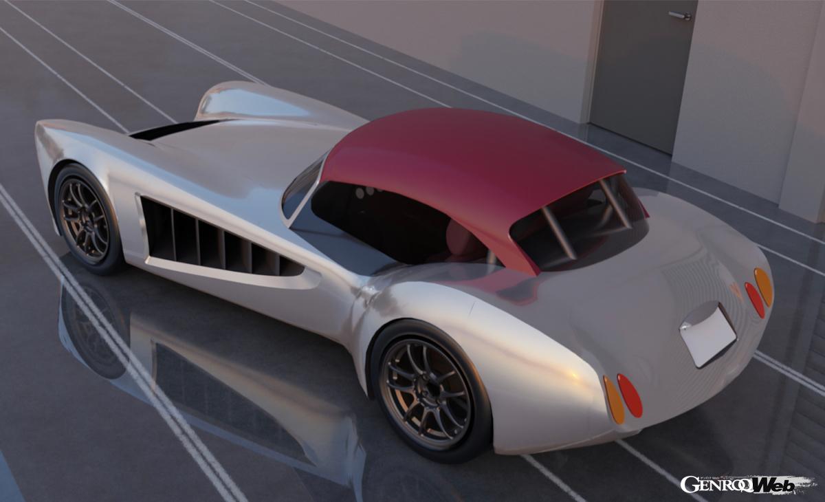 ベースはケータハム・セブンとなる。制作する由良氏が好きなシェルビー・コブラなど1960年代スポーツカーのエッセンスが散りばめられている。