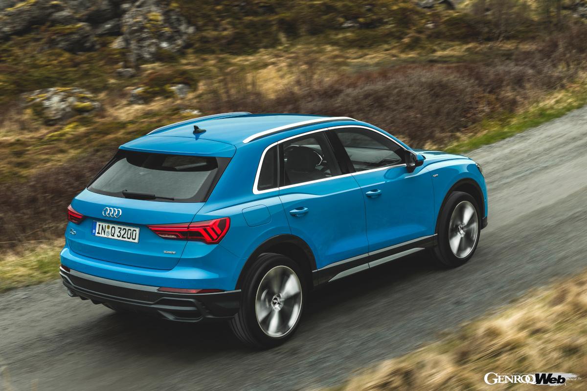 BMW X1もアウディQ3も、ともに全長4500mm、全幅1850mmという絶妙なサイズ。全高はQ3が1610mm、Q3スポーツバックが1565mmでX1の1642mmよりも低くなっている。