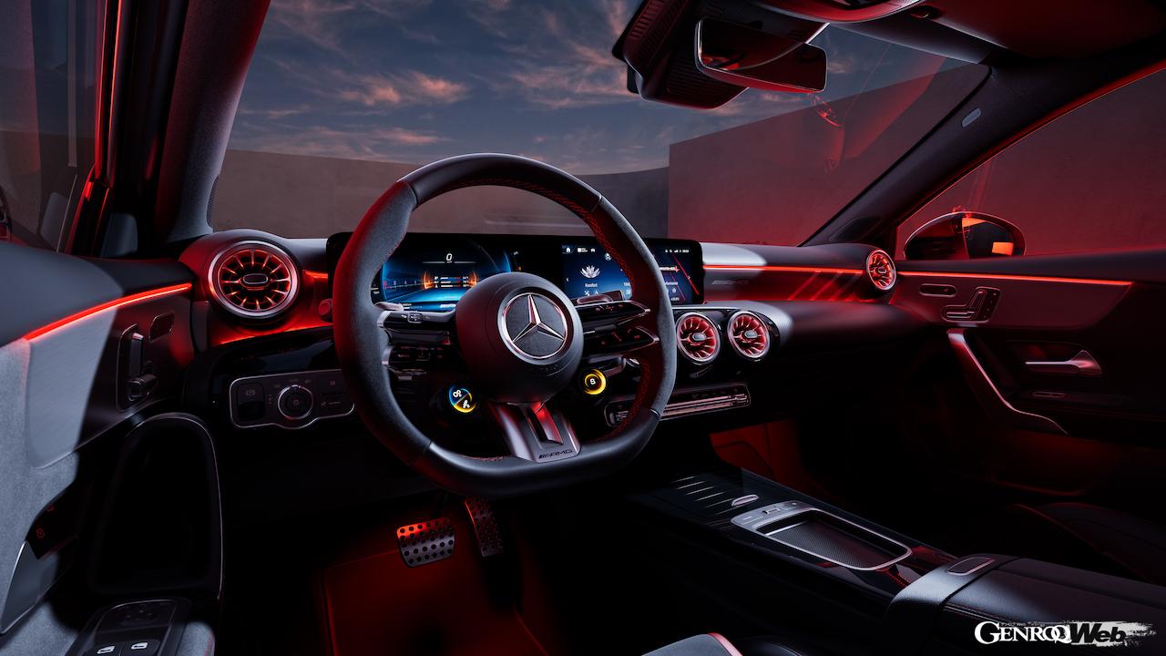 メルセデスAMG A 35 4MATICのインテリア。