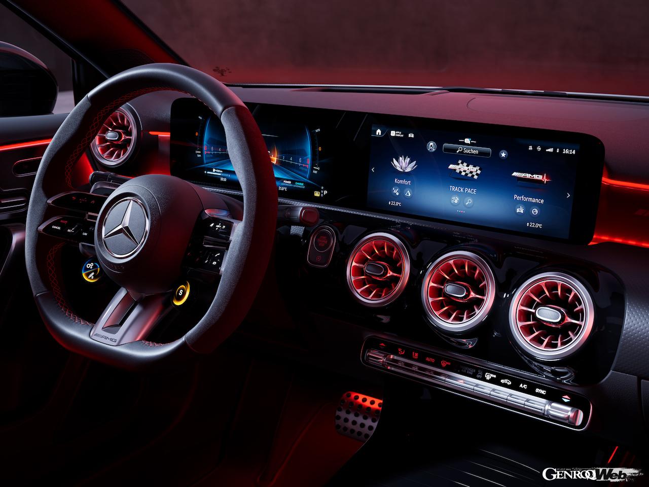 メルセデスAMG A 35 4MATICのインテリア。