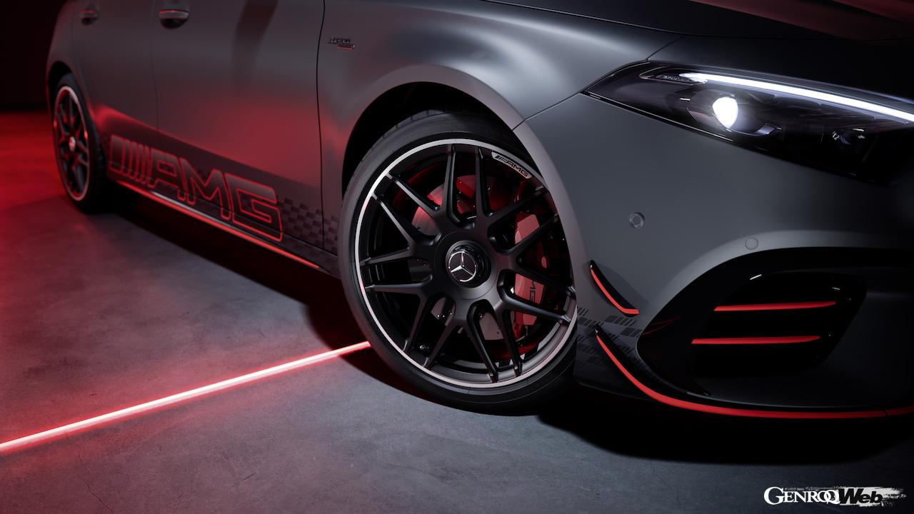 メルセデスAMG A 45 S 4MATIC+ のエクステリア。