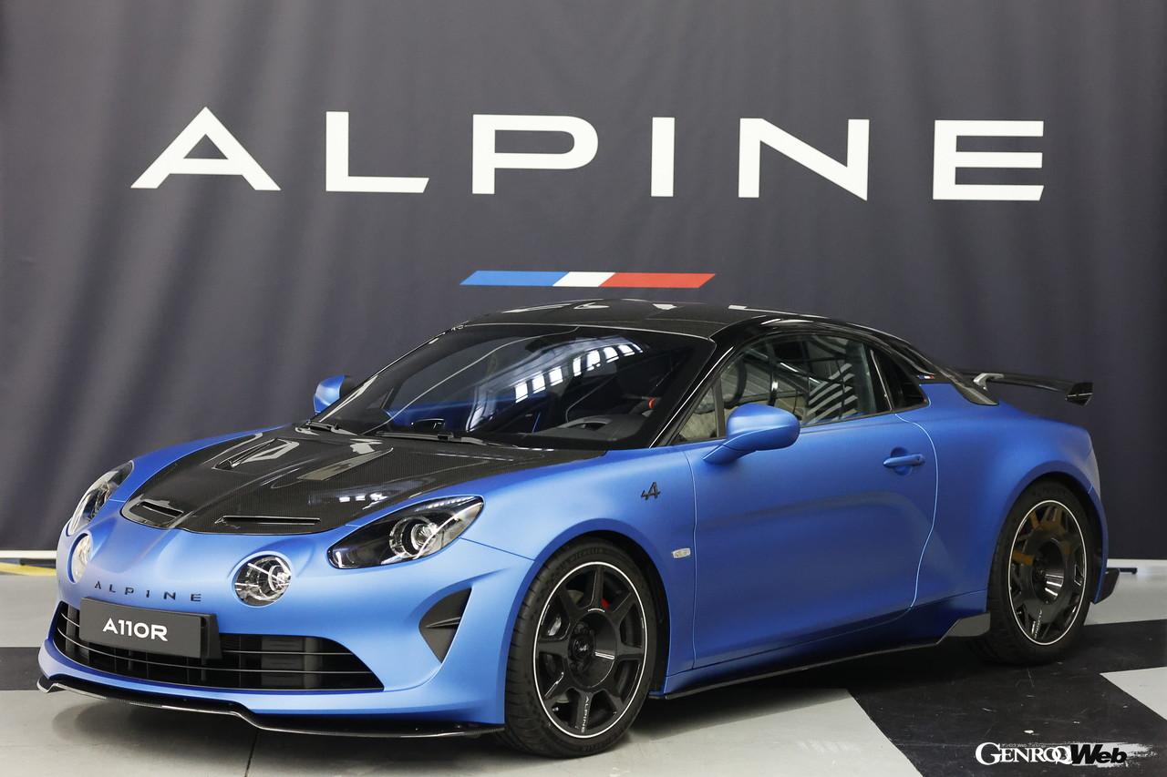 アルピーヌ A110 Rのフロントスタイル