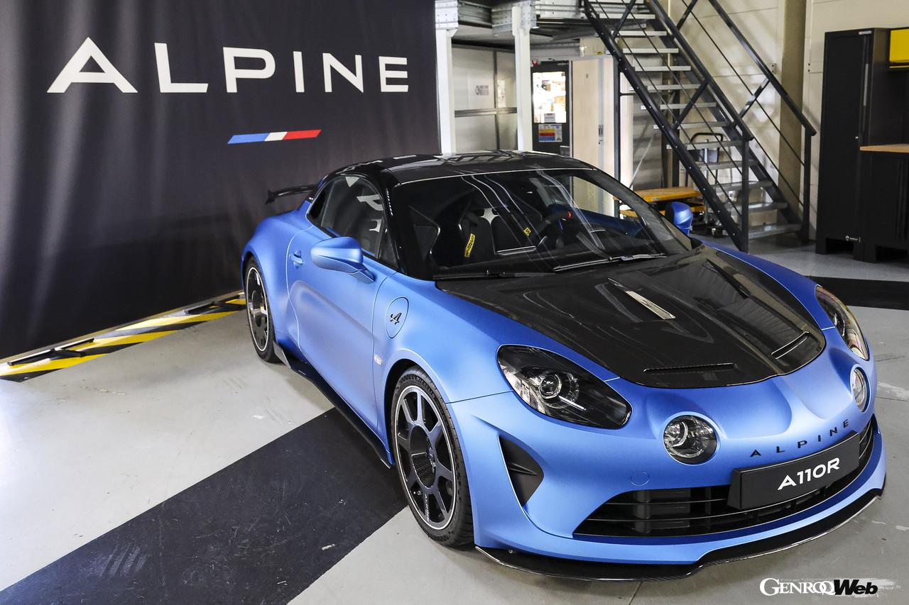 アルピーヌ A110 Rのフロントスタイル