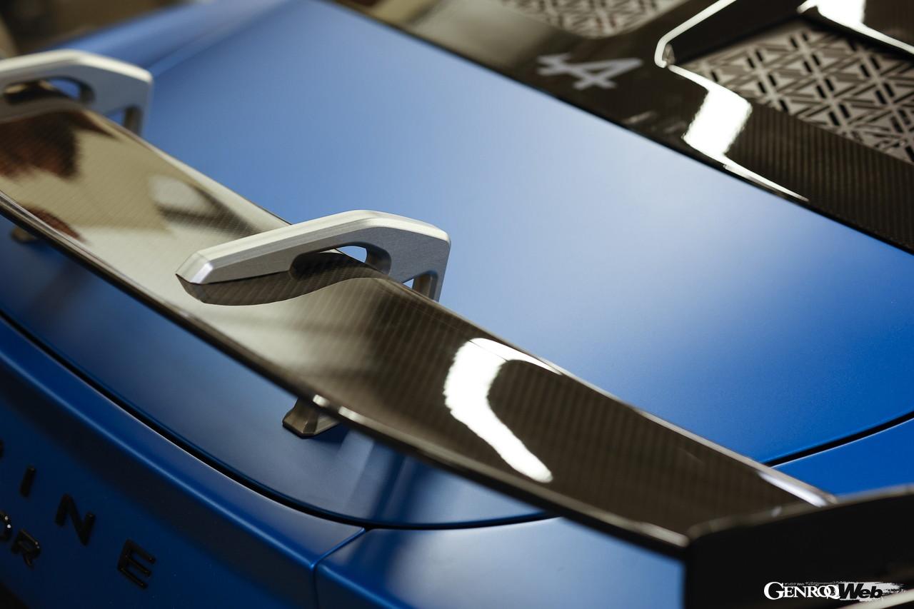 アルピーヌ A110 Rのリヤスポイラー