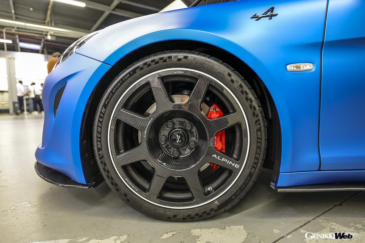アルピーヌ A110 Rのカーボンボンホイール