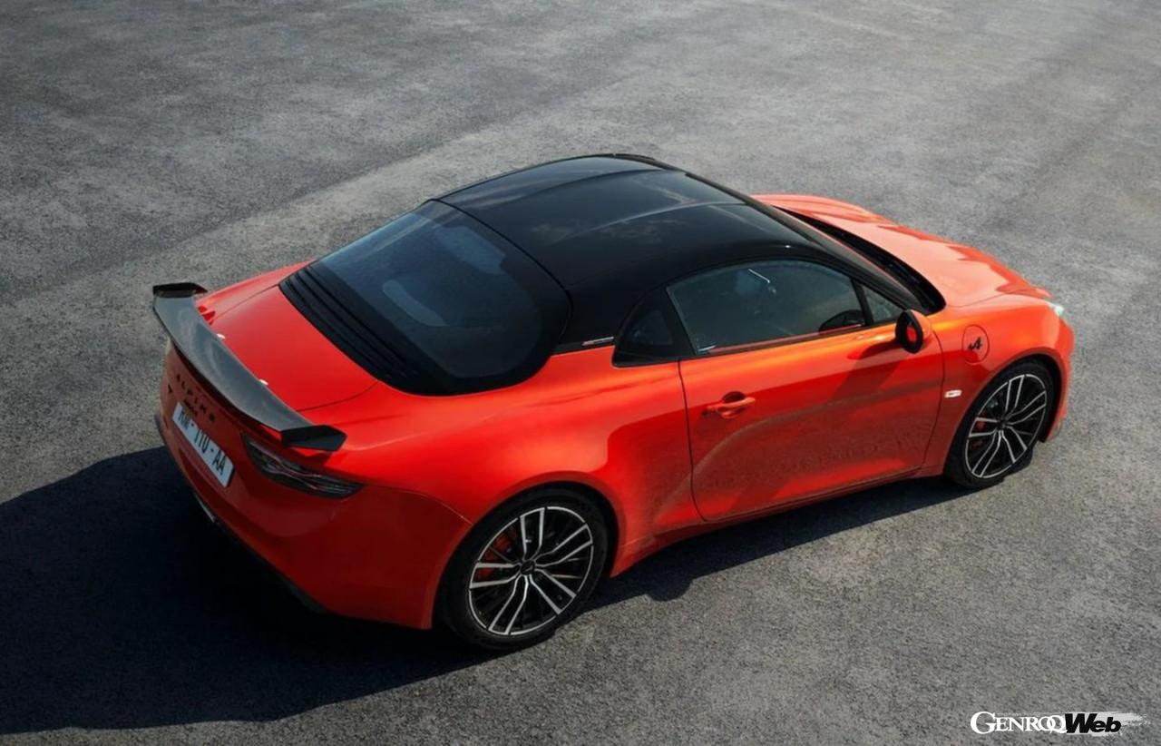 アルピーヌ A110 Sの俯瞰