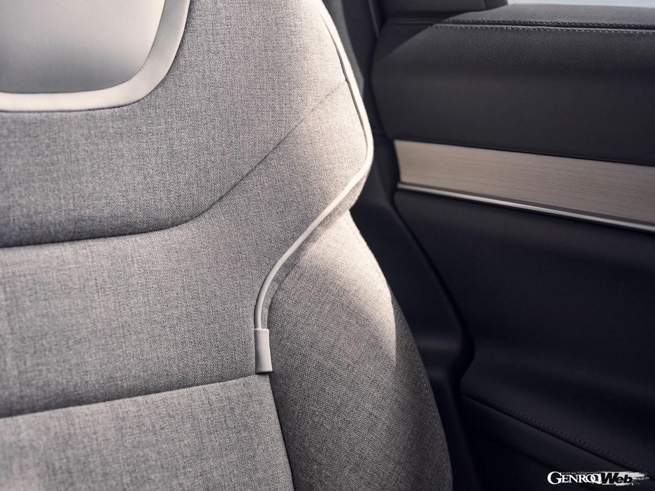 フル電動フラッグシップSUV「ボルボ EX90」のインテリア。