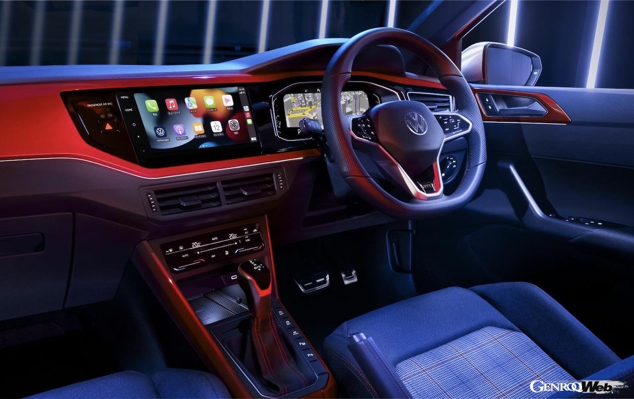 「フォルクスワーゲン ポロ GTI」改良新型のインテリア。
