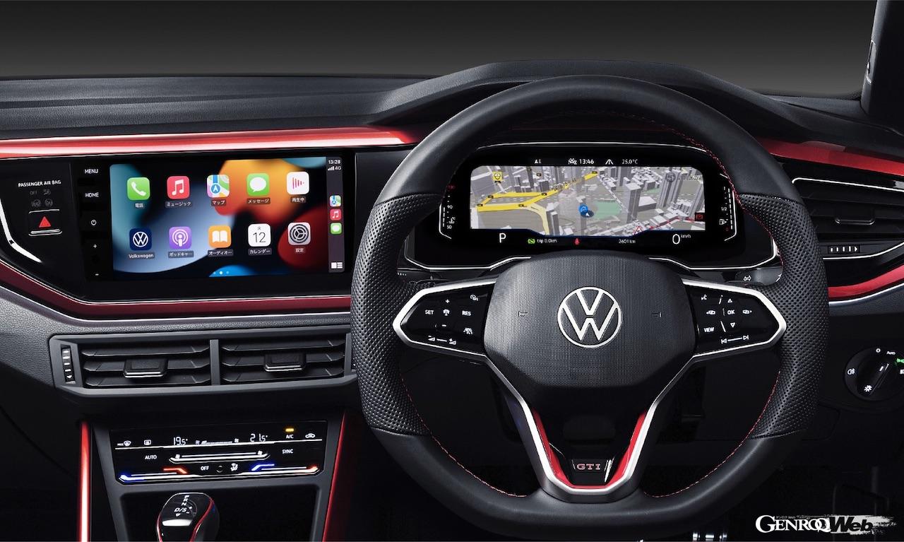 「フォルクスワーゲン ポロ GTI」改良新型のインテリア。