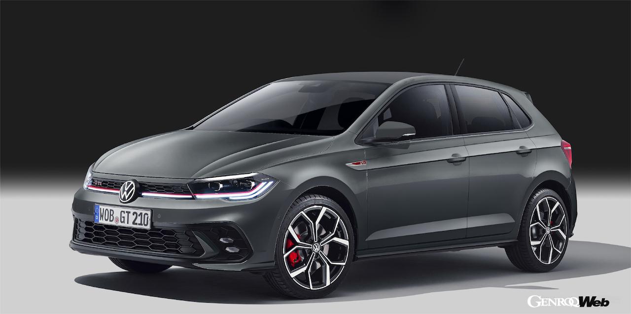 「フォルクスワーゲン ポロ GTI」改良新型のボディカラー、「スモーキーグレーメタリック」。