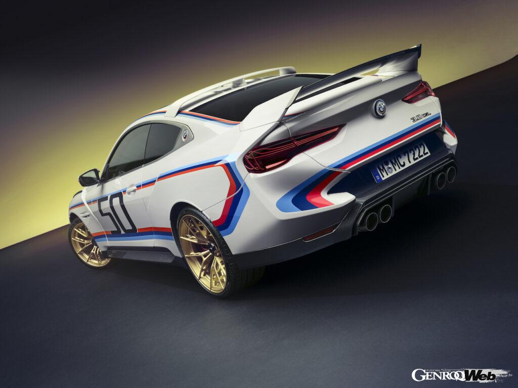 BMW M社50周年の最後を飾るスペシャルモデル「BMW 3.0 CSL」のエクステリア。