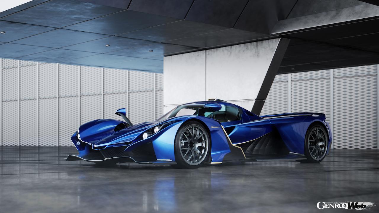 公道走行可能なプロトタイプレーシングカー「プラガ ボヘマ」のエクステリア。