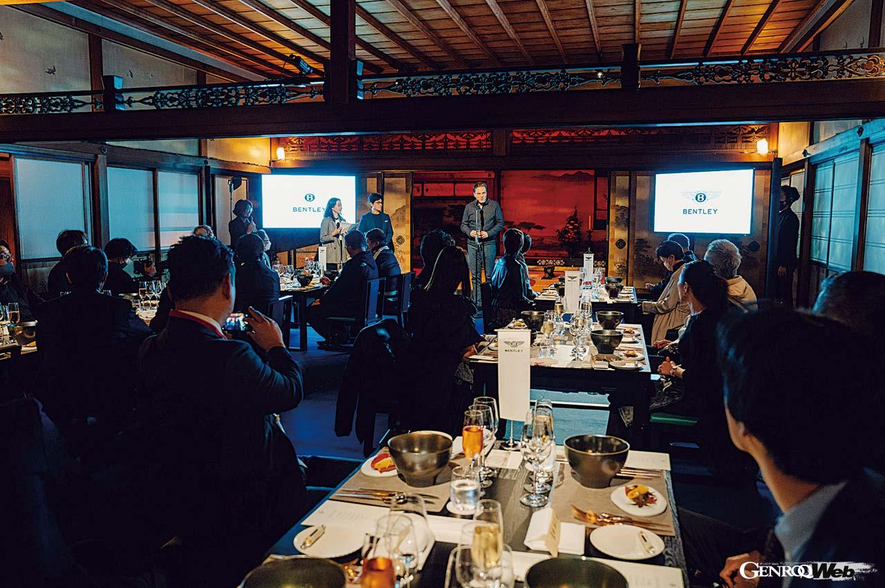 ハイライトとなる仁和寺でのディナー。通常あり得ない状況にイベントの最後の最後まで手を抜かない主催者の意地を感じた。