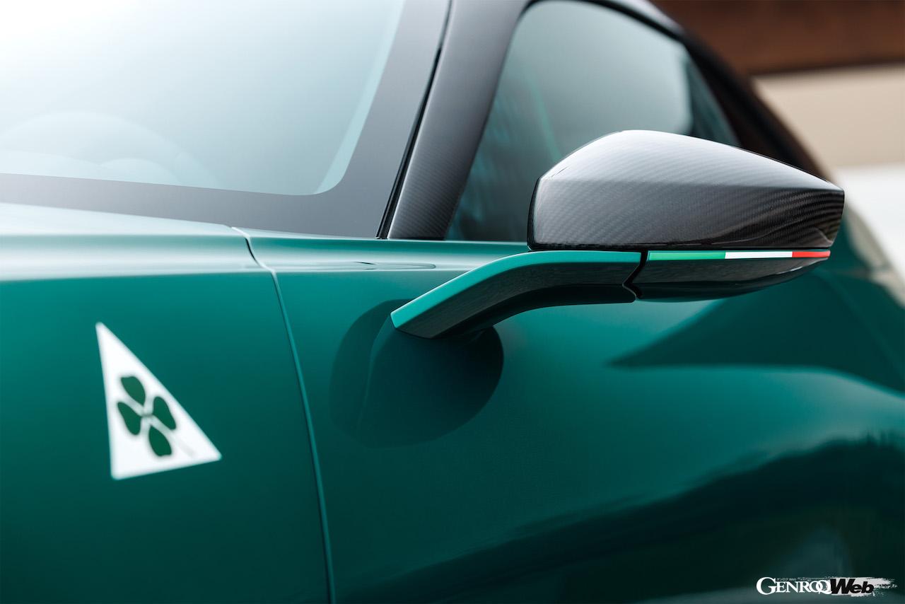 アルファロメオとザガートの協力関係100周年を記念し、1台のみが製作された「アルファロメオ ジュリア SWB ザガート」のエクステリア。