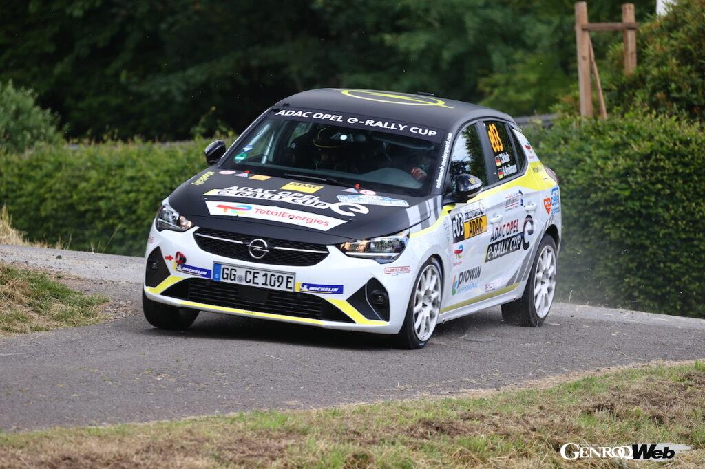 ADAC オペル e-ラリーカップで使用される、フル電動ラリーカー「コルサ-e ラリー」。