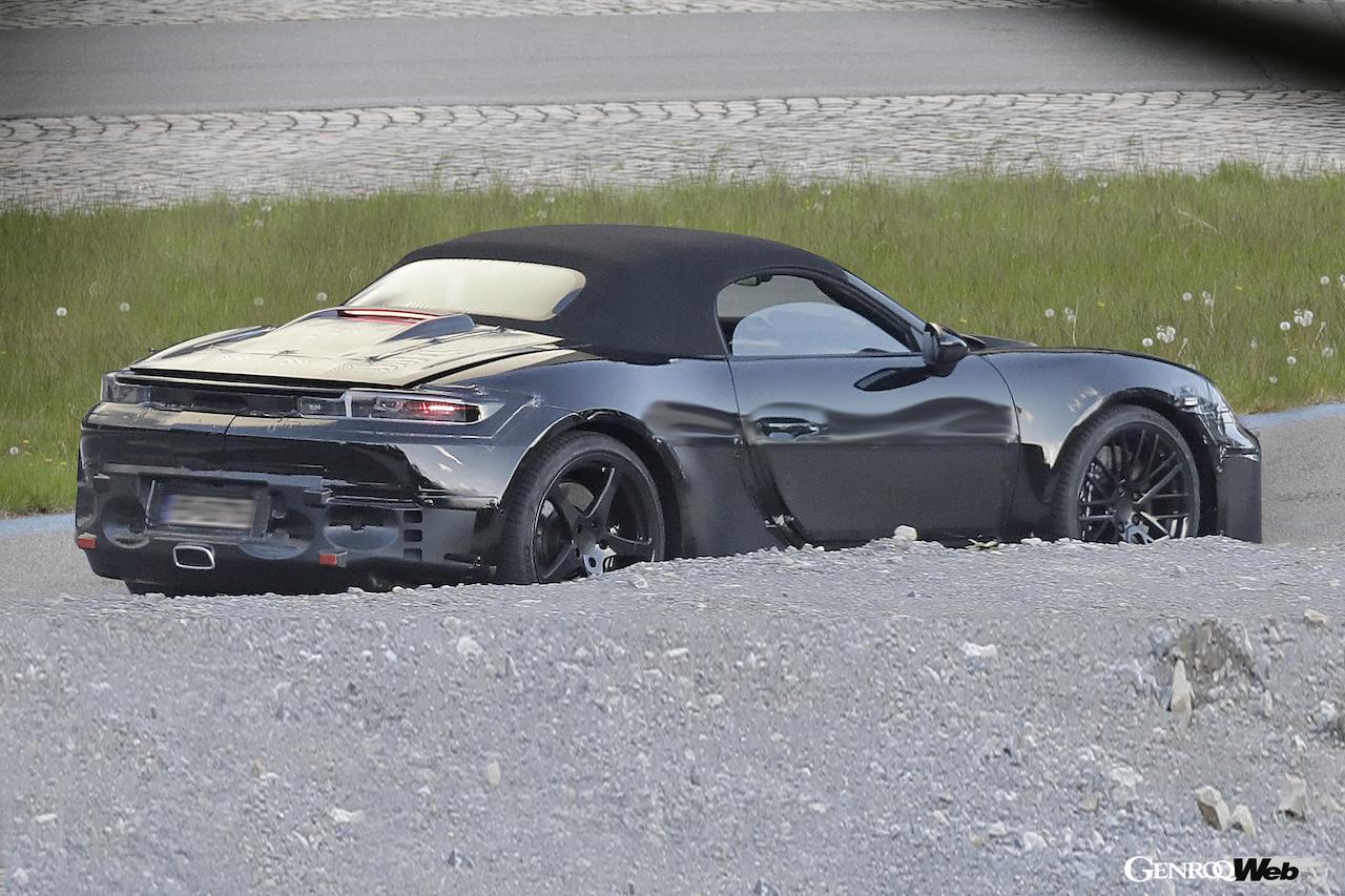 ポルシェ3番目のフル電動モデルとしてデビューする、次期「ポルシェ 718 ボクスター」。