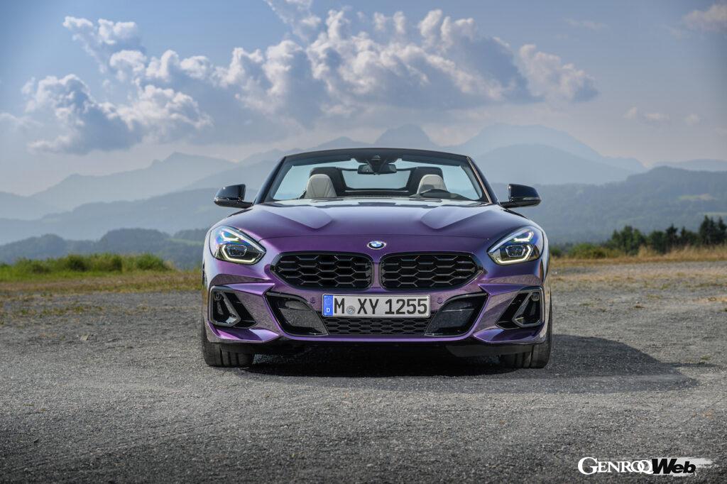 フロントセクションを中心にデザインがアップデートされた、新型「BMW Z4」のエクステリア。