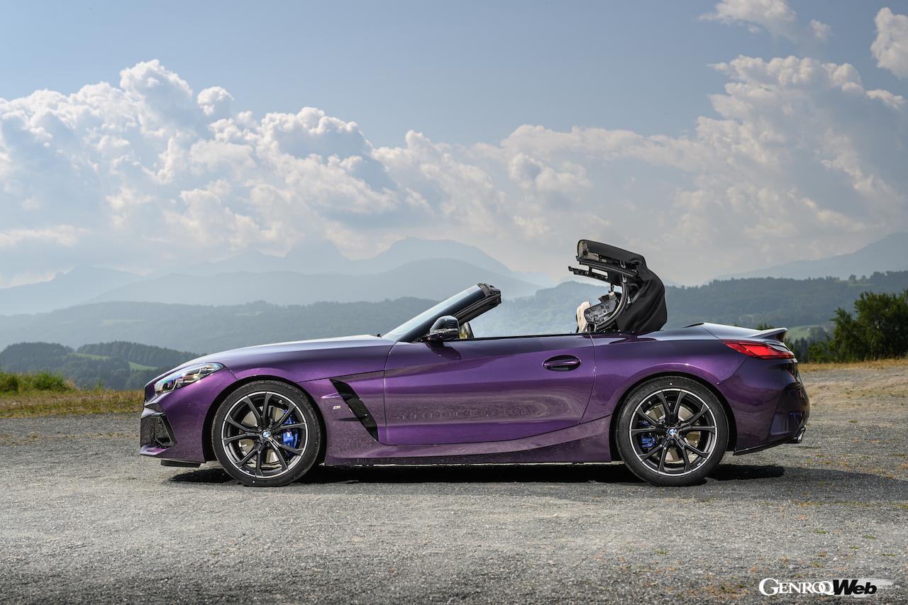 フロントセクションを中心にデザインがアップデートされた、新型「BMW Z4」のエクステリア。