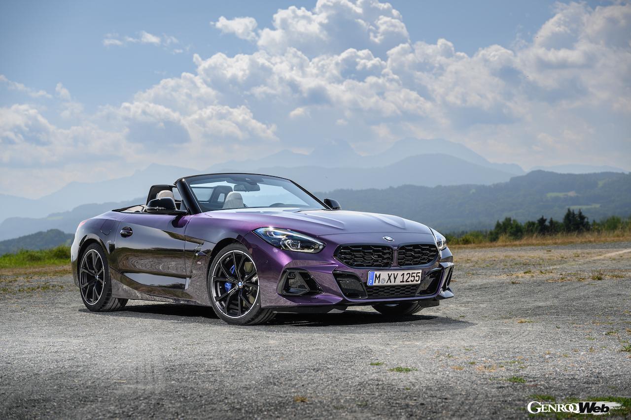 フロントセクションを中心にデザインがアップデートされた、新型「BMW Z4」のエクステリア。