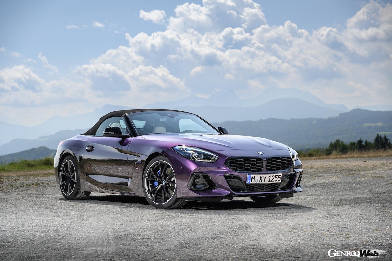 フロントセクションを中心にデザインがアップデートされた、新型「BMW Z4」のエクステリア。