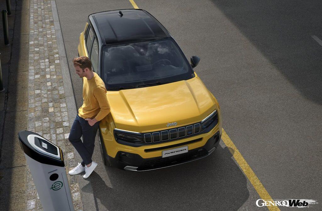 エモーターズにおいて製造される新型新型電気モーター「M3」は、写真のジープ  アベンジャーをはじめ、ステランティスが製造する各モデルに2023年から搭載される。