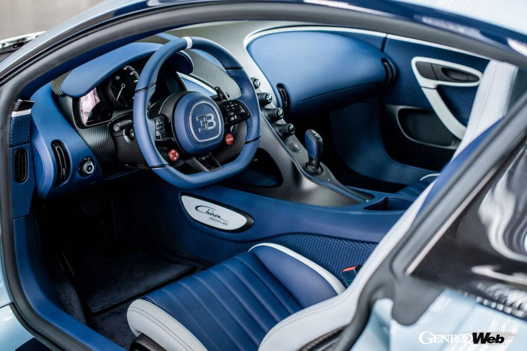 限定1台のスペシャルモデル「シロン プロフィレ」のインテリア。