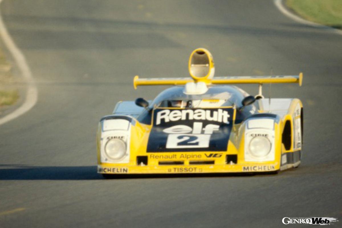 1978年のル・マン24時間で優勝を果たした「ルノーA442B」。