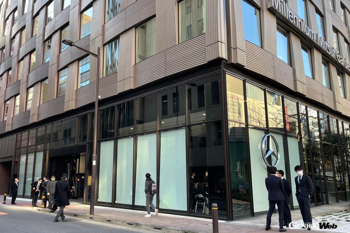 表会場は「スターズ＠メルセデス・ベンツ銀座」で、その格式に相応しい場所でのお披露目となった。