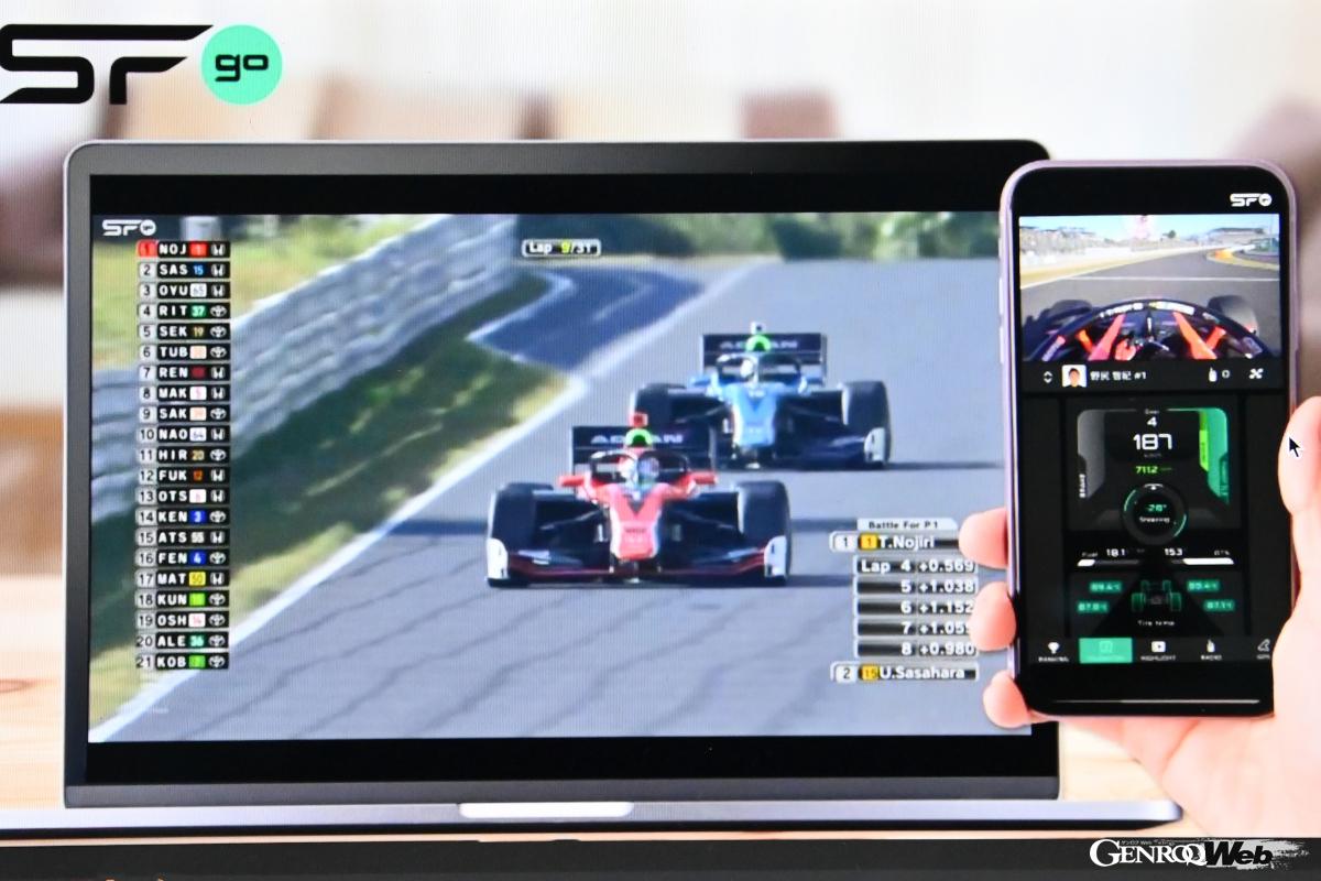 テレメトリーシステムアプリで車両情報をリアルタイムに視聴可能。アプリは、2023年1月中旬より無料ダウンロードが開始される。