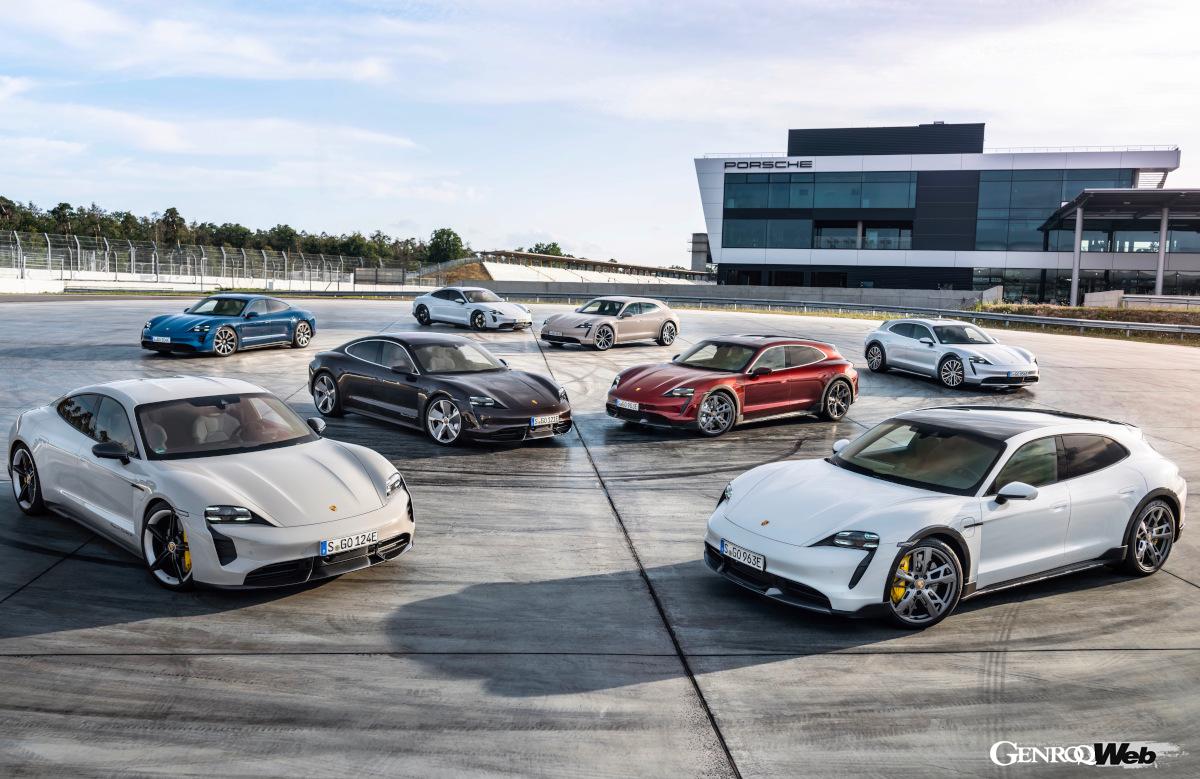 この4年で様々なボディバリエーション、動力性能、駆動方式が展開されたタイカン。