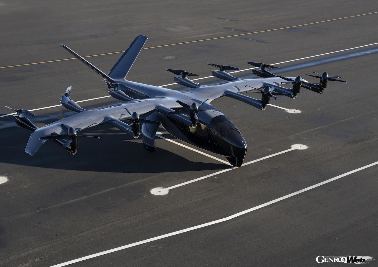 アーチャー・アヴィエーションが開発する大型eVTOL「ミッドナイト」。ステランティスの協力を受けて、2024年から製造がスタートする。