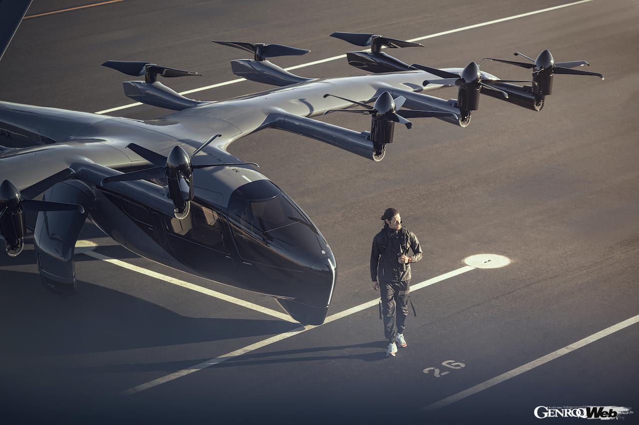 アーチャー・アヴィエーションが開発する大型eVTOL「ミッドナイト」。ステランティスの協力を受けて、2024年から製造がスタートする。