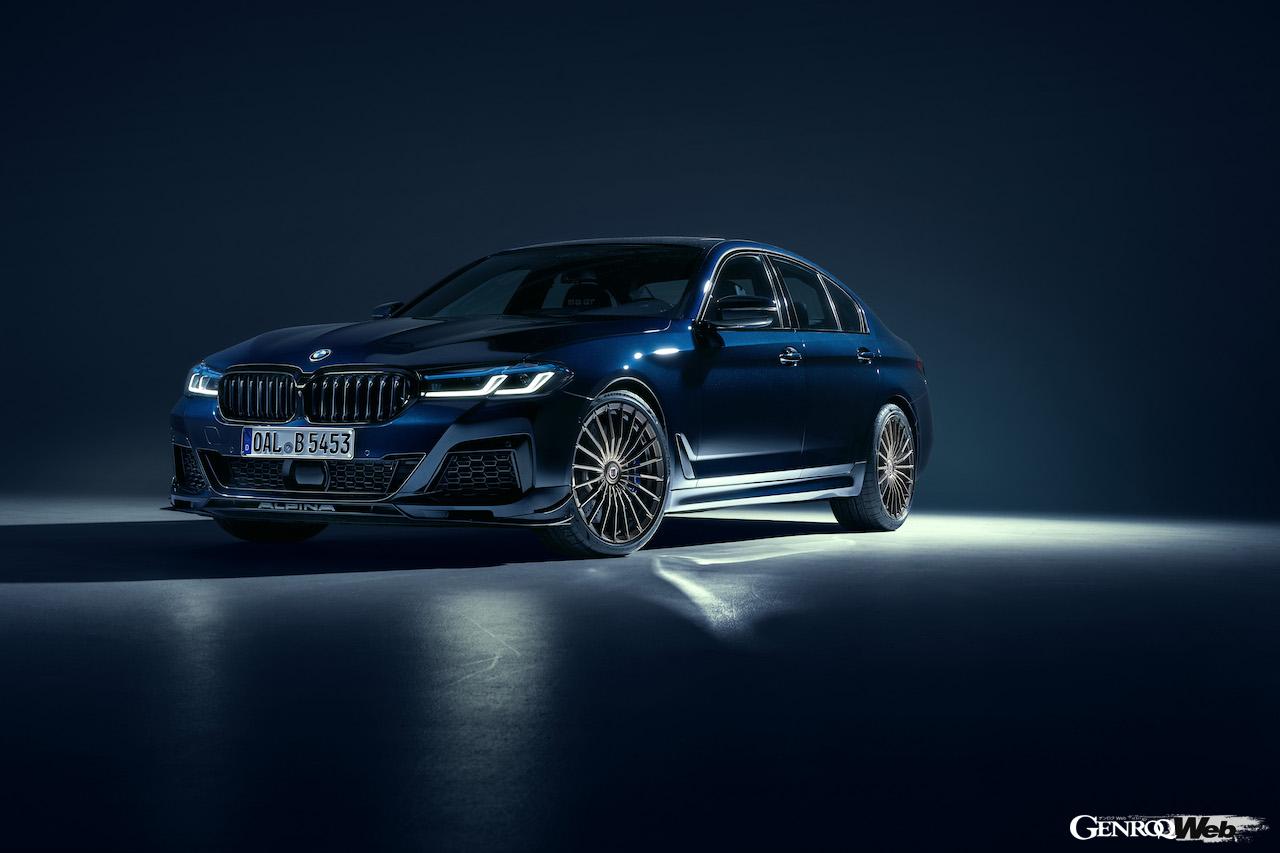 BMW 5シリーズをベースに、エクステリアやパワーユニットを大幅にパワーアップした「BMW アルピナ B5 GT リムジン」のエクステリア。