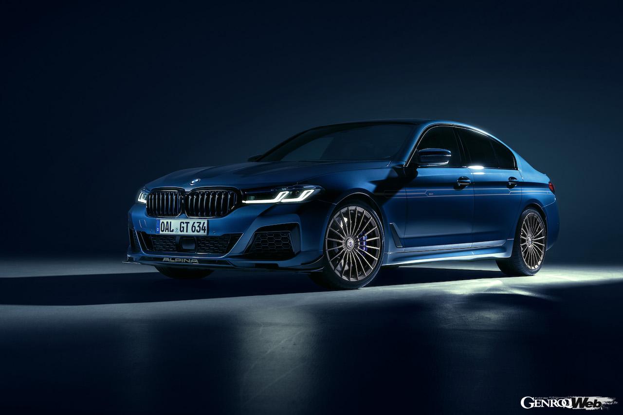 BMW 5シリーズをベースに、エクステリアやパワーユニットを大幅にパワーアップした「BMW アルピナ B5 GT リムジン」のエクステリア。