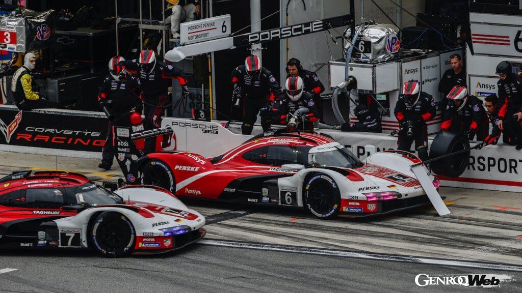 IMSAウェザーテック・スポーツカー選手権開幕戦デイトナ24時間でデビューを飾った、ポルシェ 963。