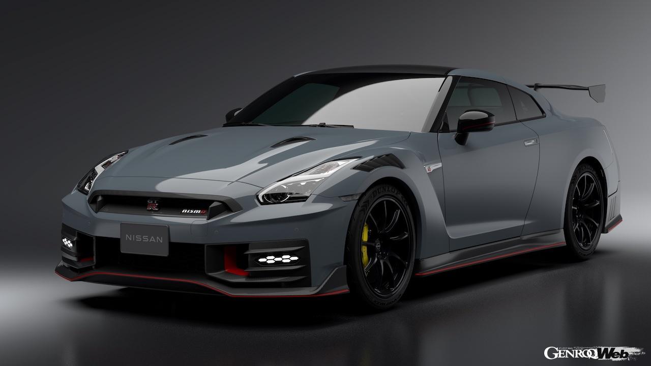 2024年に夏に発売を予定している、2024年型「GT-R NISMO」。