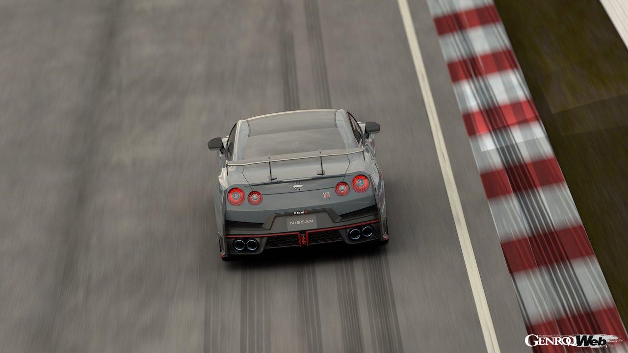 2024年に夏に発売を予定している、2024年型「GT-R NISMO」。