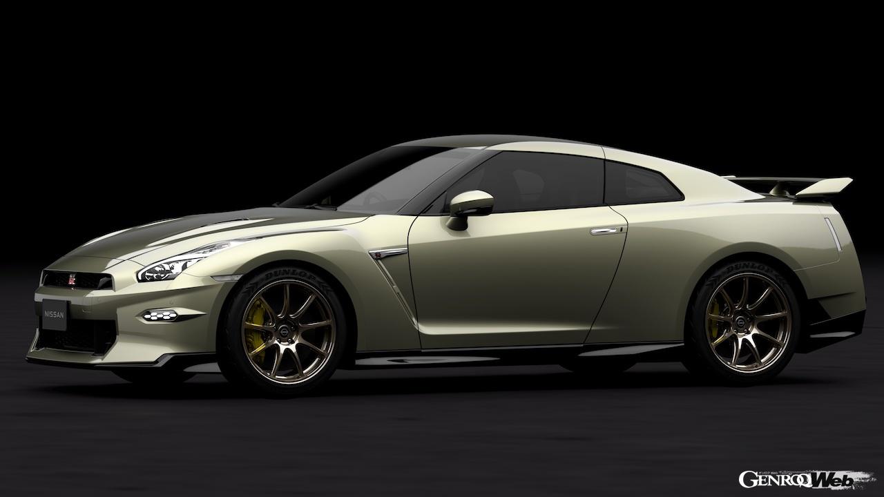 東京オートサロン2023で先行公開された、日産 GT-R Premium edition T-spec。