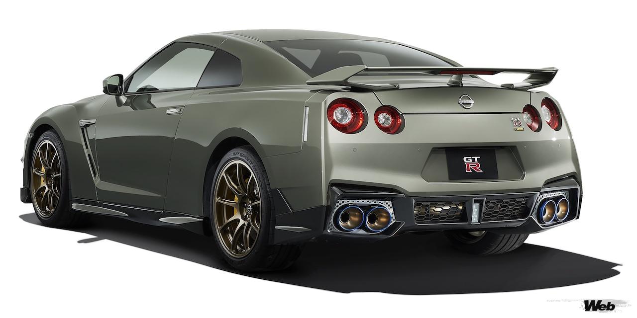 東京オートサロン2023で先行公開された、日産 GT-R Premium edition T-spec。